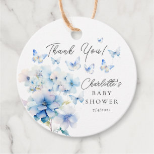 Whimsical Butterflies Babydusche Geschenkanhänger