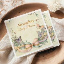 Whimsical Butterfly Bow Baby Dusche