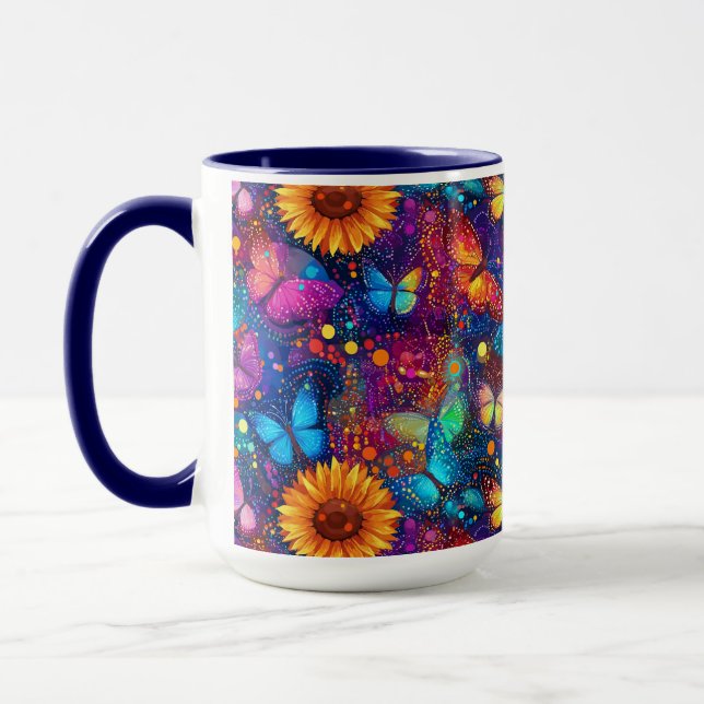 Whimsical Butterfly Dream Tasse (Links)