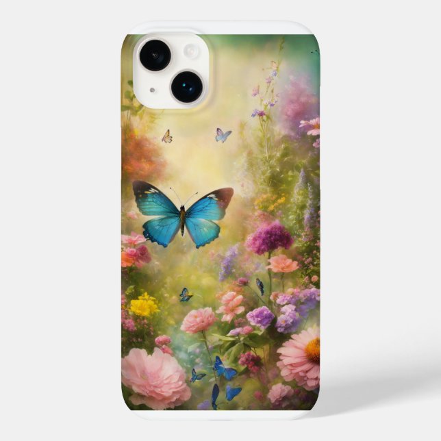 Whimsical Butterfly Haven Case-Mate iPhone Hülle (Rückseite)