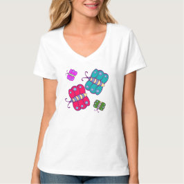 Whimsical Butterfly Inspiriert farbige Insekten T-Shirt