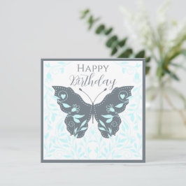 Whimsical Butterfly zum Geburtstag Mitteilungskarte