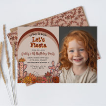 Whimsical Cactus Blume Retro Fiesta Kind Geburtsta