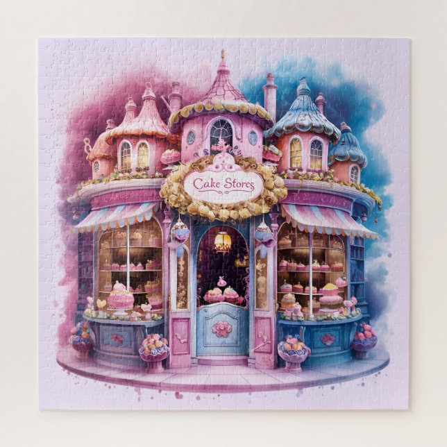 Whimsical Cake Shop meine kleinen Princess Cakes Puzzle (Vertikal)