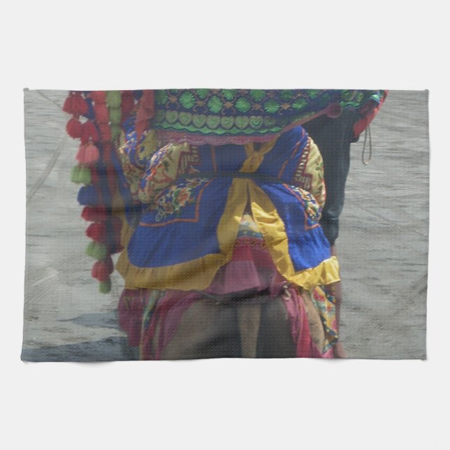 Whimsical Camel Art Print/Graphic Geschirrtuch (Horizontal)