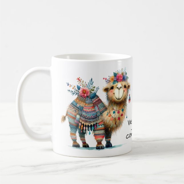 Whimsical Camel Mittwoch Hump Day Kaffeetasse (Links)