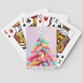 Whimsical Candy Tree Spielkarten