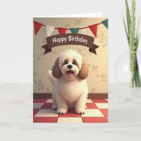 Whimsical Canine Smile Karte