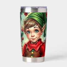 Whimsical Cartoon Elf | Christmas  
