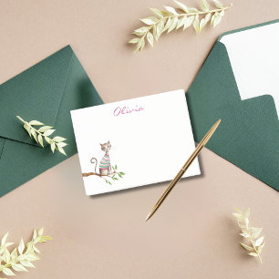 Whimsical Cat Mama Cat Lover Niedliche Wasserfarbe Post-it Klebezettel