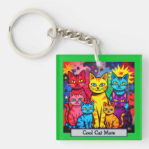 [Whimsical Cats] Farbige Pop-Art-Personalisierte F