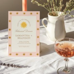 Whimsical Celestial Folk Probe Dinner Einladung