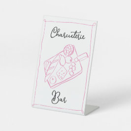 Whimsical Charcuterie Bar Sign Sockelschild