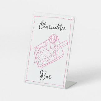 Whimsical Charcuterie Bar Sign Sockelschild