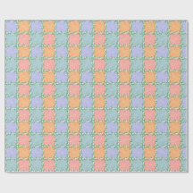 Whimsical Checkered Tile mit grünen Reben