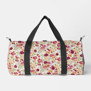 Whimsical Chic Stilvoller Floraltasche Duffle Bag