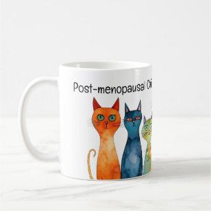 Whimsical Childless Cat Lady Kamala Aquamarin Oran Kaffeetasse