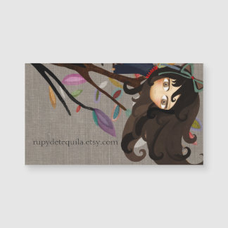 Whimsical Children's Illustration Magnetkarte