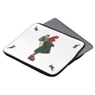 Whimsical Christmas Gnome Laptop-Sieb 13" Laptopschutzhülle