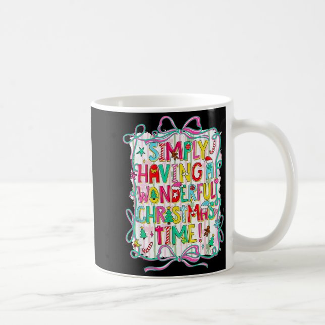 Whimsical Christmas Quote For Holiday Lovers  Kaffeetasse (Rechts)