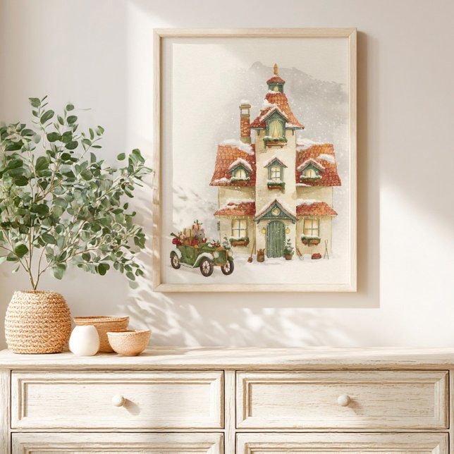  Whimsical Christmas Storybook kids Poster (Von Creator hochgeladen)