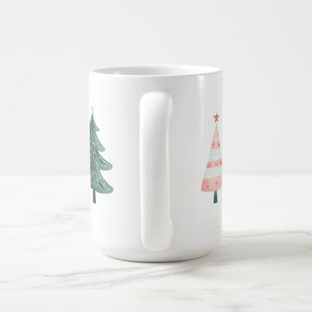 Whimsical-Christmasbäume-Tasse Kaffeetasse (Henkel)