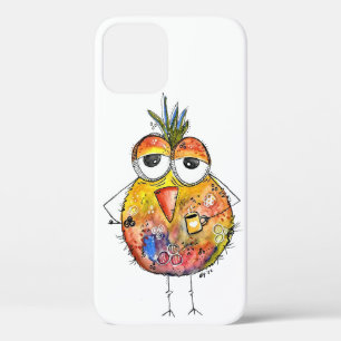 Whimsical Colorful Bird Drink Kaffee Case-Mate iPhone Hülle