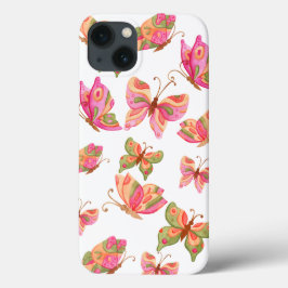 'Whimsical Colorful Butterfly'-Muster iPhone 13 Case-Mate iPhone Hülle