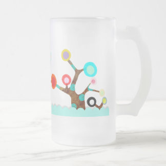 Whimsical Colorful Tree Tasse