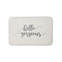 Whimsical Confetti Dots on Gray Hallo Gorgeous