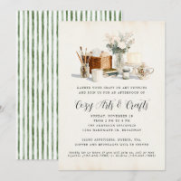 Whimsical Cosy Crafting Party Arts Teezeremonie Pa