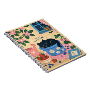 Whimsical Cottage Core inspiriertes Notizbuch Notizblock