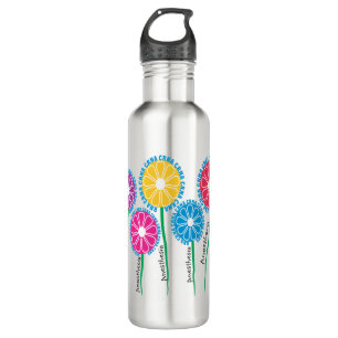 Whimsical CRNA-Blume Edelstahlflasche