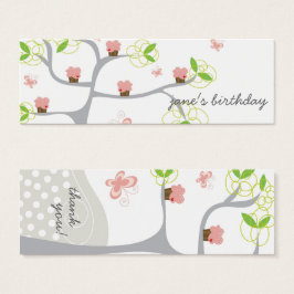 Whimsical Cupcakes Tree Geburtstag DIY Gift Tags