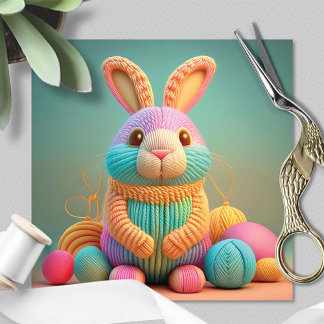 Whimsical Cute Bunny Easter Feiertagskarte