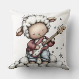 Whimsical Cute Sheep Kissen