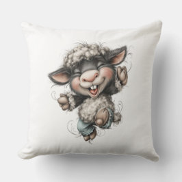 Whimsical Cute Sheep Kissen