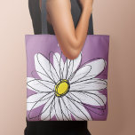 Whimsical Daisy - orchid - trendy script name<br><div class="desc">Ein Zen und skurrile zeichn von einem Dissy. Die modernen Linien sind handgezeichnet und mit weißen Blütenblättern und einem gelben Zentrum für die Blume versehen. Der Hintergrund ist weich, pastellfarben lila - und der Name ist ein trendiges Schrift in Weiß. Sie können einen Namen, ein Monogramm oder einen anderen benutzerdefinierten...</div>