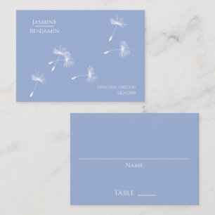 Whimsical Dandelion Wedding Place / Escort Card Platzkarte