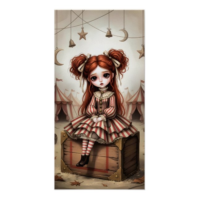 Whimsical Dark Circus Doll Poster (Vorderseite)