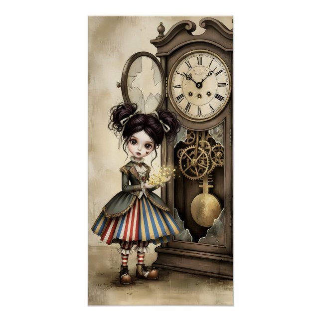 Whimsical Dark Circus Doll Poster (Vorderseite)