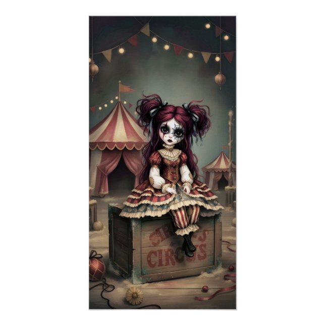 Whimsical Dark Circus Doll Poster (Vorderseite)