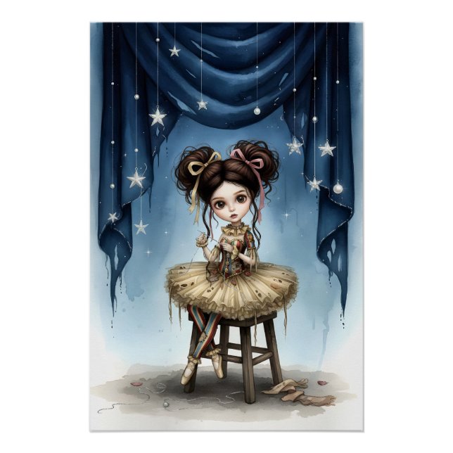 Whimsical Dark Circus Doll Poster (Vorderseite)