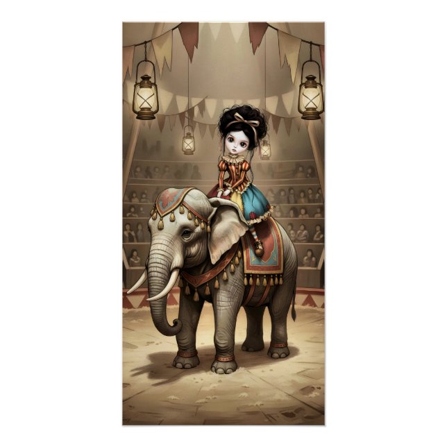 Whimsical Dark Circus Doll Poster (Vorderseite)