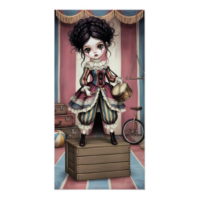 Whimsical Dark Circus Doll Poster (Vorderseite)