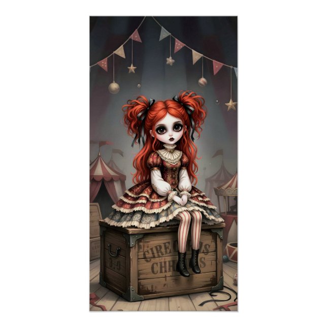 Whimsical Dark Circus Doll Poster (Vorderseite)