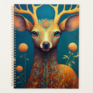 Whimsical Deer Fantasy Art Planer