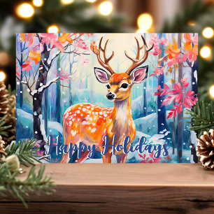 Whimsical Deh in Forest Cute Weihnachten