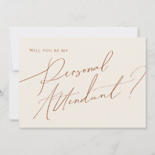 Whimsical Desert Beige Begleiter Hochzeitsantrag Einladung