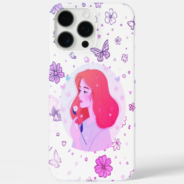 Whimsical Design - Farbiger iPhone-Schutz Case-Mate iPhone Hülle (Rückseite)